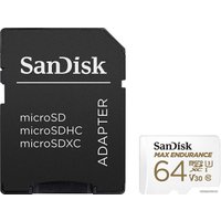 Карта памяти SanDisk microSDXC SDSQQVR-064G-GN6IA 64GB (с адаптером)