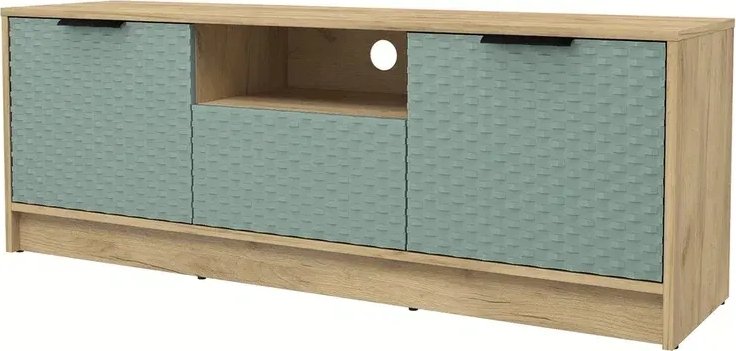 

Тумба Интерлиния ТВ Концепт КТ-ТВ3-50 Техно (дуб золотой/мята)