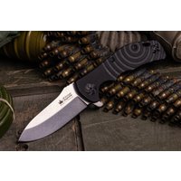 Складной нож Kizlyar Supreme Bloke X N690 StoneWash