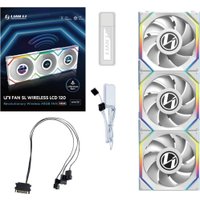 Комплект вентиляторов для корпуса с контроллером Lian Li Uni Fan SL 120 Wireless LCD G99.12SLLCD1W3W.R0