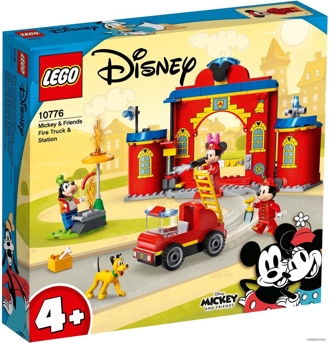 Конструктор LEGO Disney 10776 Пожарная часть и машина Микки и его друзей