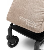 Коляска прогулочная «книга» Amarobaby Voyager (коричневый)