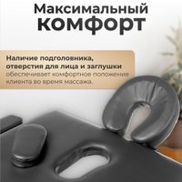 Массажный стол Calmer Bamboo Three 70 (черный)