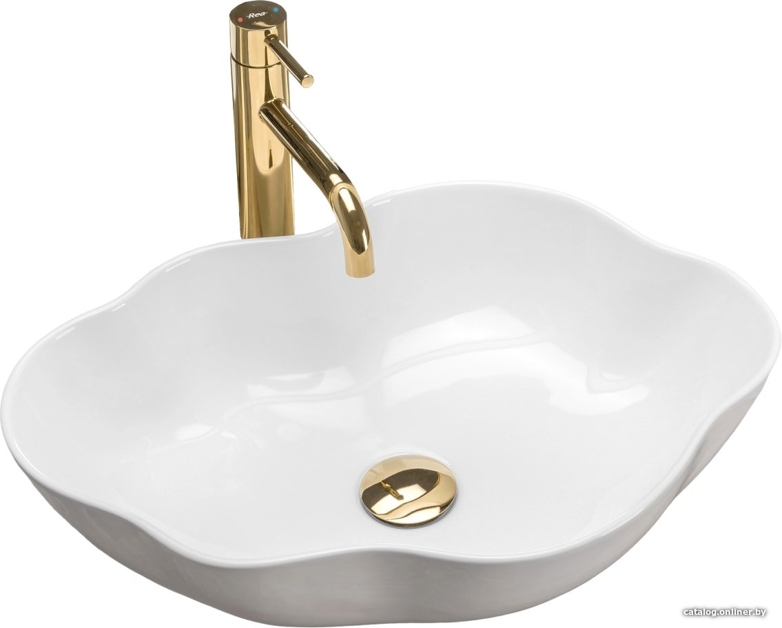 Умывальник Rea Pearl (белый)