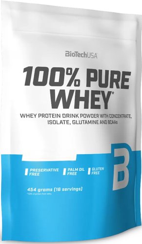 BioTech USA 100% Pure Whey (без вкуса, 454 г)