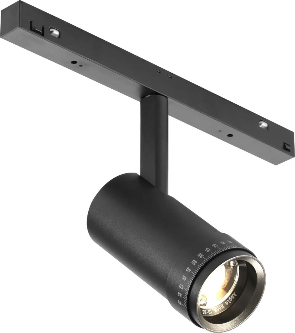 

Трековый светильник iLedex Vision Zoom 4822-020-D47-10W-10/60DG-4000K-BK
