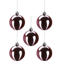 Елочная игрушка Miland Праздник в розовых оттенках НУ-4210 (30шт, 6см)