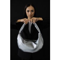 Женская сумка MT.style Hobo (серебристый)