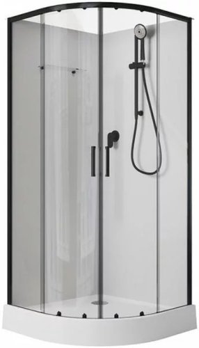 Душевая кабина Aquanet Passion Evo R 100 (черный)
