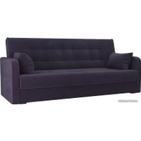 Диван Лига диванов Надежда 103074 (велюр, фиолетовый)