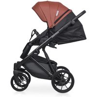 Универсальная коляска Riko Montana Ecco 3 в 1 (17, темно-бордовый)