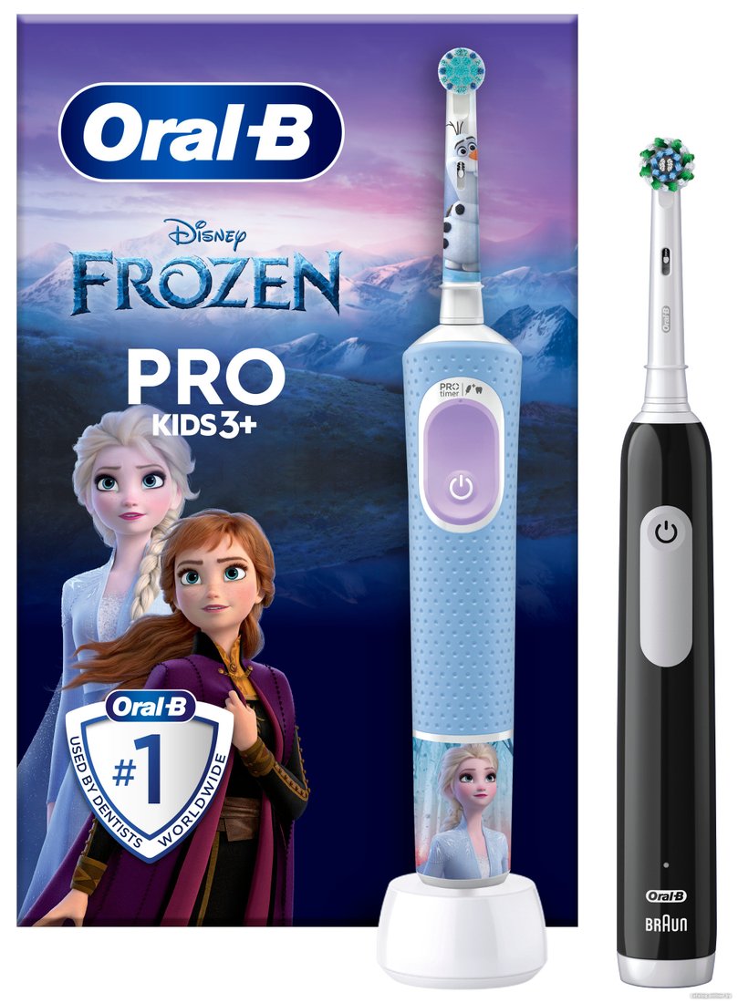 Комплект электрических зубных щеток Oral-B Pro Series 1 + Oral-B Pro Kids Frozen 8006540784372