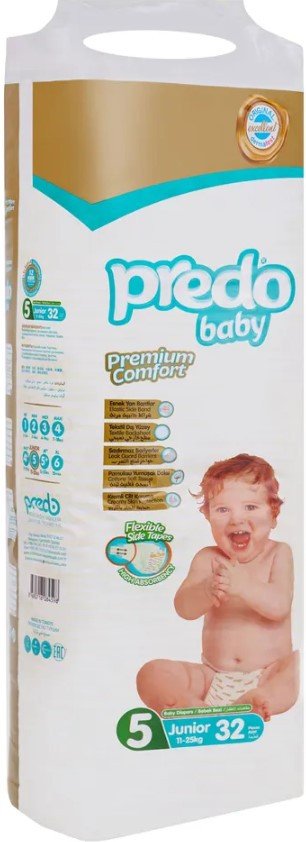

Подгузники Predo Baby №5 11-25 кг (32 шт)