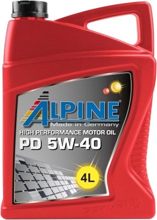 Моторное масло Alpine PD 5W-40 4л