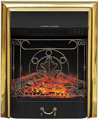 Электрокамин Royal Flame Majestic FX M B (черный/латунь)