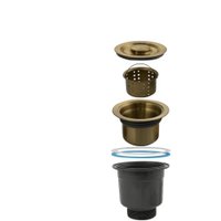 Кухонная мойка Stellar Decor S5550GL-D (золото)