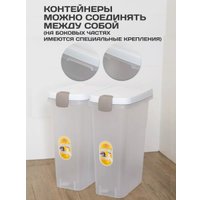 Контейнер для корма Stefanplast 98500 40л (прозрачный)