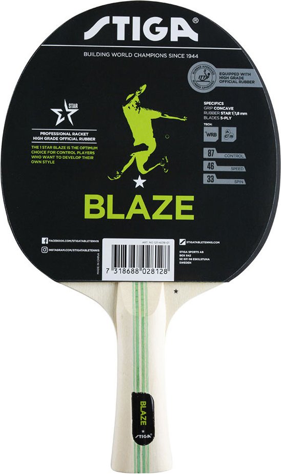 

Ракетка для настольного тенниса Stiga Blaze WRB 1211-6018-01