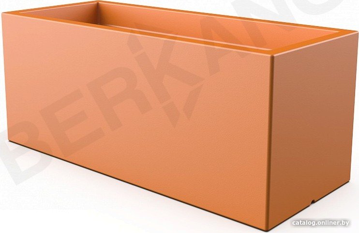 Кашпо Berkano Cubric 120*50 DB (оранжевый)