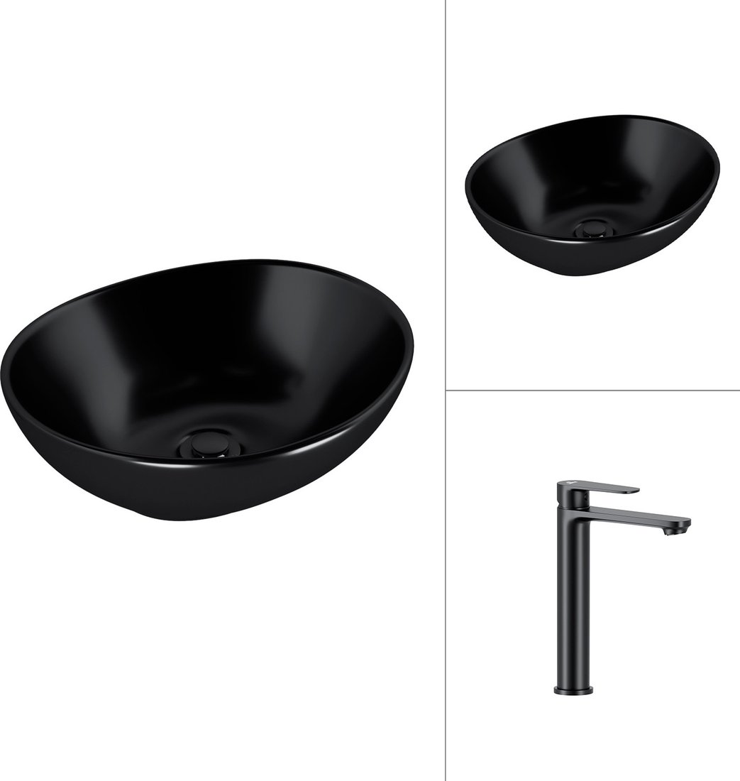 Умывальник Lauter 21652-A + Moon 21СК8691BS