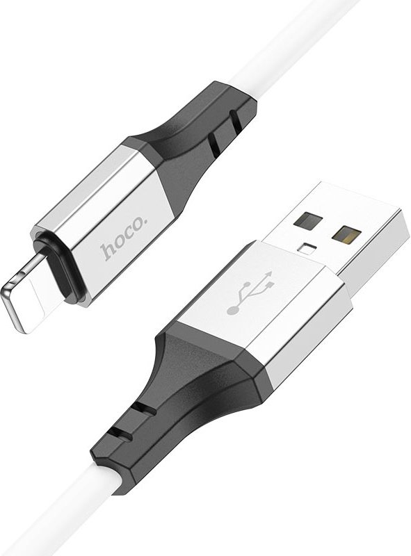 

Кабель Hoco X86 USB Type-A - Lightning (1 м, белый)