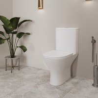 Унитаз напольный Lauter W224 2110224 + гигиенический душ Mist 21TZ221CH (горизонтальный выпуск)