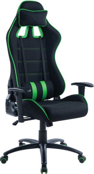 

Игровое (геймерское) кресло Helmi Target HL-G08 306179 (черный/зеленый)