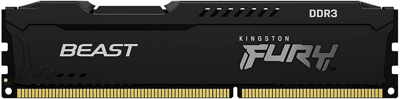

Оперативная память Kingston FURY Beast 4GB DDR3 PC3-12800 KF316C10BB/4