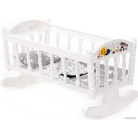 Кроватка для кукол Полесье Кроватка-качалка №4 54446