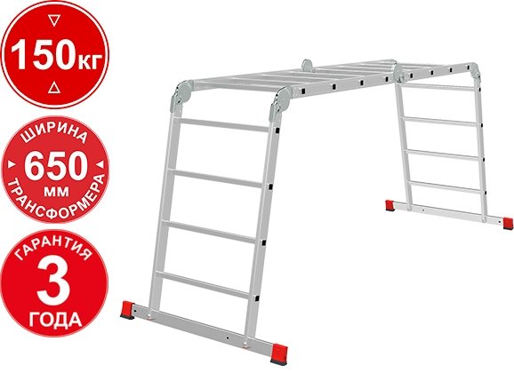 

Лестница-трансформер Новая высота NV3322 3322404 (4x4 ступени)