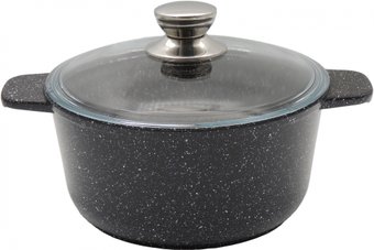 Кастрюля Виктория Гранит АЛА 4.0л (G08 4.0G)