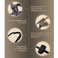 Универсальная коляска Bubago Gaudi (3 в 1, бежевый) в Барановичах