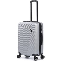 Чемодан-спиннер Torber T1919M 67 см (серебристый)