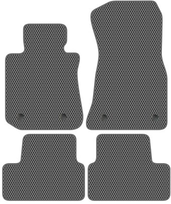 Комплект ковриков для авто Alicosta BMW i4 I (лифтбек / G26) 2021 - Н.В. (серый, ромб)