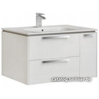  Roca Тумба Lago 857296806 с умывальником Victoria 80 (белый)