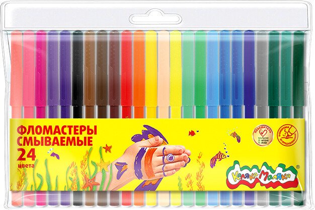 

Фломастеры Каляка-Маляка ФКМ24 (24 цв)
