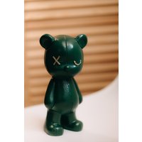 Статуэтка К.РАМА Мишка кожаный Kaws & Bearbrick (зеленый)