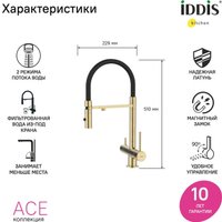 Смеситель IDDIS Ace ACEMGFFi05