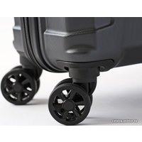 Чемодан-спиннер Verage Crust 17106-1+ 55 см (черный)