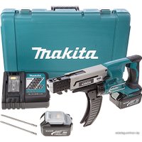 Шуруповерт для гипсокартона Makita DFR550RFE (с 2-мя АКБ, кейс)