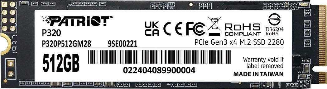 SSD Patriot P320 512GB P320P512GM28