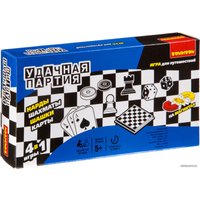 Шахматы/шашки/нарды Bondibon Удачная партия 4в1 ВВ0693