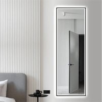 Зеркало Алмаз-Люкс Sumatra black 15050d2-6 150х50 см (холодный свет)