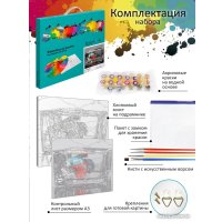 Картина по номерам Белоснежка За стеклом 1174-AS