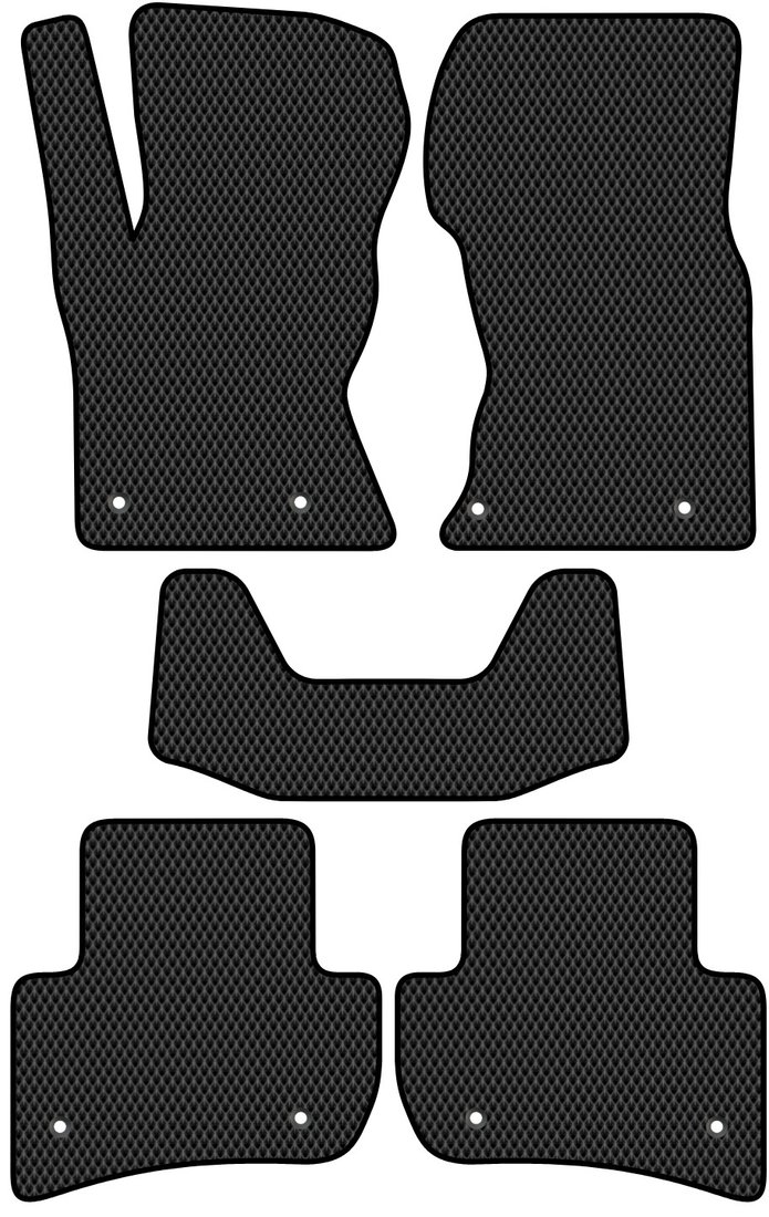 

Комплект ковриков для авто Alicosta Land Rover Range Rover Velar (suv / L560) 2017 - Н.В. (черный, ромб)