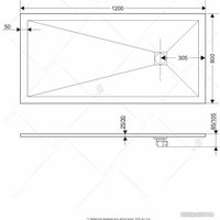 Душевой поддон RGW ST-Tr 80x120