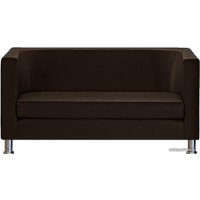 Диван Brioli Клос двухместный (экокожа, L13 коричневый)