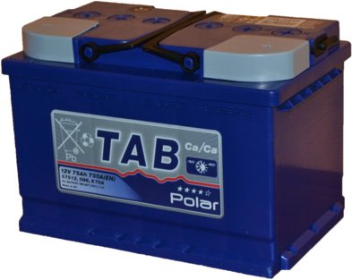 

Автомобильный аккумулятор TAB Polar Blue (75 А·ч) (121075)