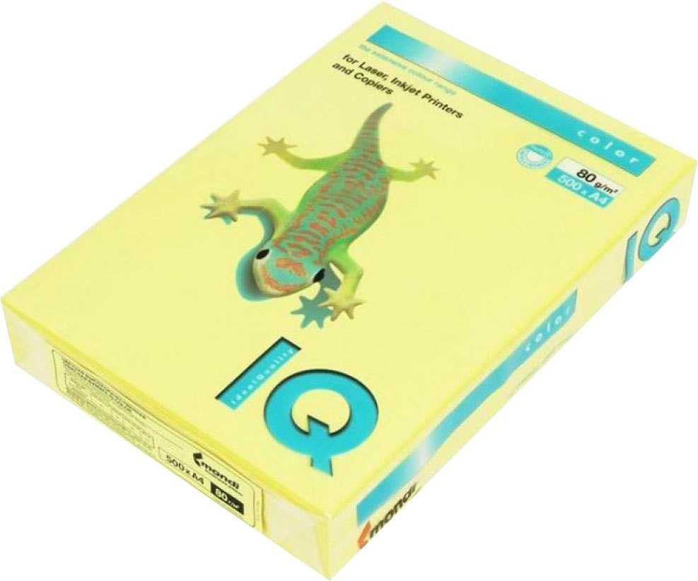 

Офисная бумага IQ Color ZG34 A4 (лимонно-желтый, 80 г/м2, 500 л)
