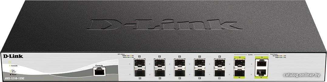 

Настраиваемый коммутатор D-Link DXS-1210-12SC/B1A
